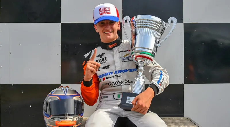 Leonardo Caglioni - 2019 - Karting - Team Driver, Karting, Kart, Campionato Italiano Karting, X30 Senior - foto 1