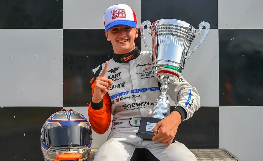 Leonardo Caglioni - 2019 - Karting - Team Driver, Karting, Kart, Campionato Italiano Karting, X30 Senior