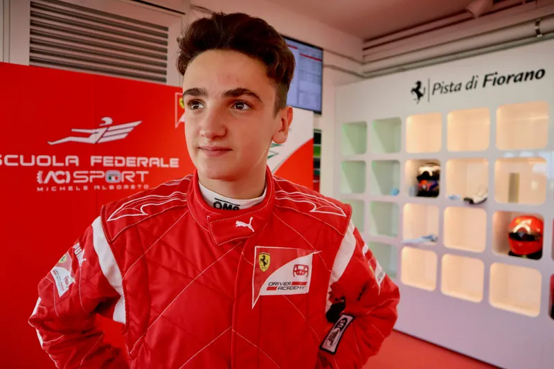 Leonardo Caglioni - 2018 - Car Racing - Ferrari Driver Academy, Ferrari, Fiorano, Supercorso Scuola Federale, ACI Sport - foto 1
